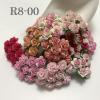 100 Size 1/2" or 1.5 cm Mixed All Pink Open Roses
