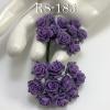 100 Size 1/2" or 1.5 cm Purple Open Roses