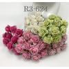 100 Size 3/4" or 2cm Mixed 5 Open Roses (2/3/4/15/161)