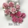 50 Size 1" or 2.5cm Mixed JUST 2 Pink Open Roses