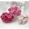 100 Size 3/4" or 2cm Mixed All 3 Pink Cottage (2/3/4)