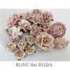 27 Mixed Blush Nude Pink 6 Paper Flowers Designs