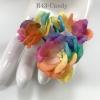 25  Peony 2" or 5 cm  - Special Hand Dyed CANDY