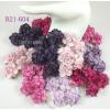 May Roses (1-1/2"or3.75cm) Mixed Pink - Purple