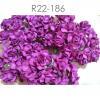 50 Puffy Roses (1-1/4or3cm) Magenta Purple Paper Flowers