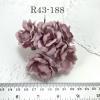 25 Peony 2" or 5cm - Soft Purple Flowers 