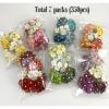  Sample Set C1     350 pcs - Size 5/8" or 1.5 cm Small All Mixed 6 packs (C1)