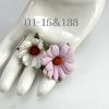 25 Daisy (1-3/4 or 4.5cm) Mixed SOFT Purple / White