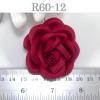 20 Romantica Roses (2 or 5 cm) Solid Red Flowers
