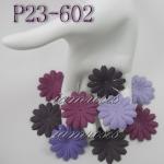 ZQP23 - 602     100 Mixed Plum Purple Medium Daisy Flowers 