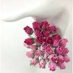 Pink Medium Size Rose Buds Paper flowers
