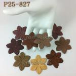 Mixed Brown Paper Flowers