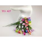 Rainbow Tulip Paper Craft Flowers