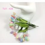  Pastel Rainbow Tulip Paper Craft Flowers