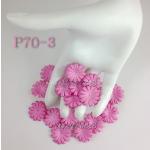  100 Pink Small Daisy Paper Petal flowers Die Cut
