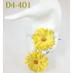 Yellow Large Curly Full Bloomed Daisy Paper Flowers