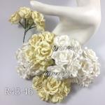 Mixed Cream & White Color Paper Roses