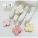 100 pieces of 25mm / 2.5 cm / 1" Mini Mixed 4 colors Pink / White / Cream Hydrangea Die Cut (2/123/15/147)