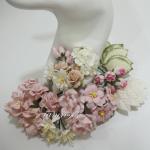  60 DIY Special Mixed Sizes Pack Wedding Paper Flowers
