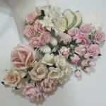  50 DIY Special Mixed Sizes Pack Wedding Paper Flowers