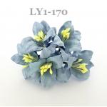 Baby Blue Lilly Craft Paper Flowers