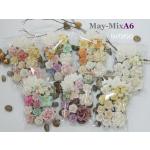 6 DIY Kits Special Mixed Sizes Pack Wedding Paper Flowers