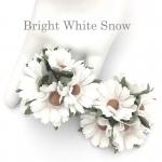 Bright White Snow Daisy Paper Craft Flowers
