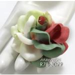 Special Hand Dyed Christmas Theme Paper Roses 