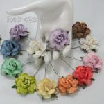 Mixed Rainbow Pastel Color Paper Roses