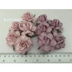  25 Mixed Soft Pink and Lilac Paper Roses Crafts 188/2