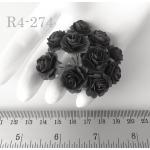 Solid BLACK Artificial Paper Flowers Arabian Jasmine