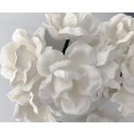 SNOW White Peony Paper Flower