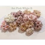  50 Special Mixed 6 flowers Style Peony / Roses / Daisy / Cottage / Curly Paper Flowers