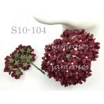 Burgundy Small Spring Cottage Paper Flowers