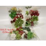 3 Special Mix - DIY Christmas Mixed Sizes Paper Flowers SALE - X'Mas 6
