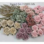 Mixed Paper Roses Craft flowers