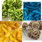  100 Mixed 4 colors paper flowers - SALE - (148/401/266/158)