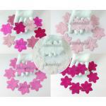   Over Stock - SALE 500 Mixed Die cut Paper Flowers P25(00 / 2 / 3 / 4 / white)