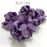 50 Small 1" Solid Purple May Roses 