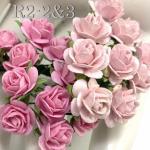 Mini 1/4" or 1cm Mixed JUST 2 Pink Open Roses (2/3)