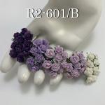100 Mini 1/4" or 1cm Mixed 3 Purple + White(15/182/185/188)