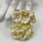 100 Size 3/4" or 2cm Mixed JUST Cream - Beige Cottage