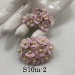 500 Size 5/8" or 1.5 cm - Small Achillea Cottage -Solid Soft Pink