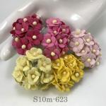  100 Size 5/8" or 1.5 cm - Small Mixed Pink Yellow (NEW-2/3/4/400/401)