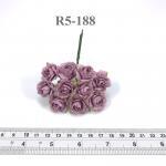 Soft Purple Jasmine Paper Flowers 1" or 2.5 cm