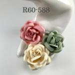 20 Romantica Roses (2or2.5cm) Mixed 3 Colors (123/153/167)