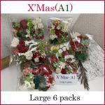 Special Mixed Large 6 Packs DIY Paper Flowers SALE - Specials Set X'Mas (A-1)
