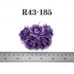 25 Peony 2" or 5cm - Purple Paper Flowers