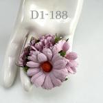  25 Daisy (1-3/4 or 4.5cm) SOFT Purple