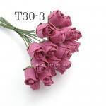  Solid Pink Semi Open Rose Buds Wedding Crafts